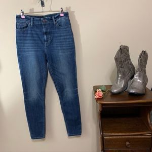 Lucky Brand High Rise Skinny Ankle Jeans